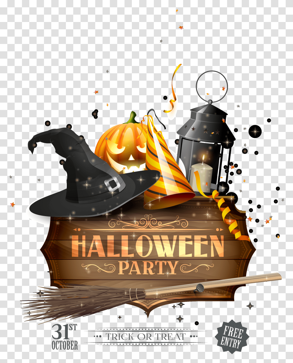 Halloween Party Holiday Day Saints Halloween Party Sign Free, Advertisement, Poster, Flyer, Paper Transparent Png