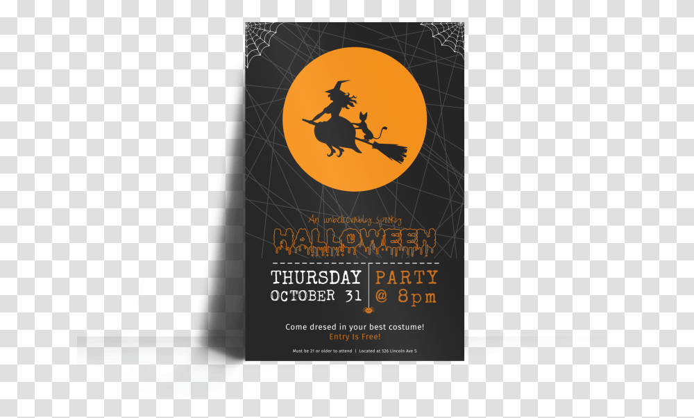 Halloween Party Poster Template Preview Halloween Party Poster Template, Advertisement, Flyer, Paper, Brochure Transparent Png
