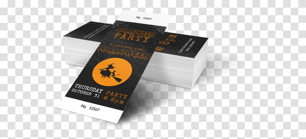 Halloween Party Ticket Template Preview Template For Curry Que Tickets, Paper, Business Card, Advertisement Transparent Png