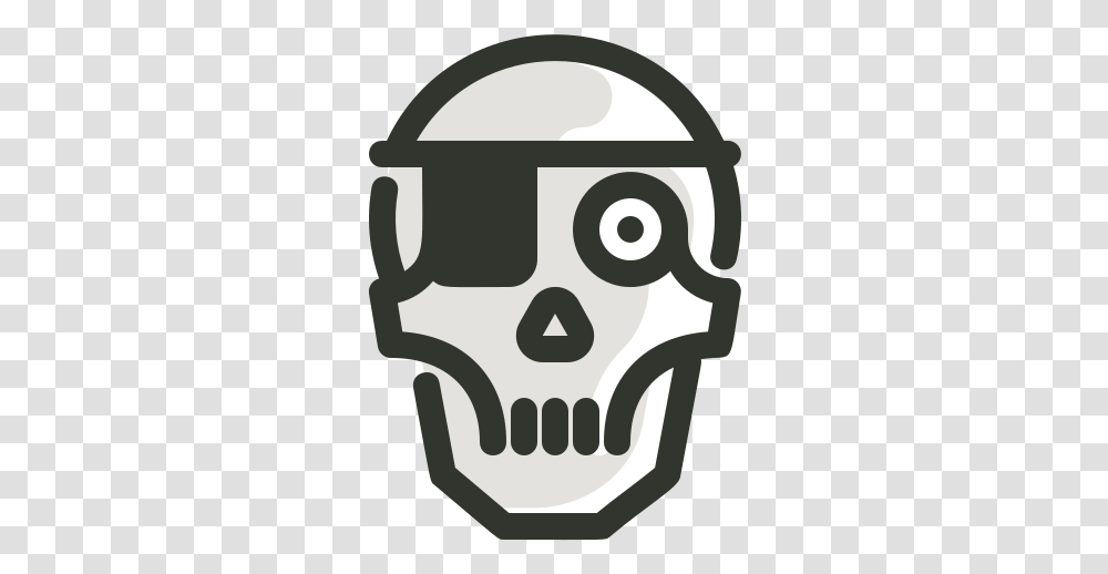 Halloween Pirates Skeleton Skull Spooky Free Icon Caveira Icone, Stencil, Face, Light, Hand Transparent Png