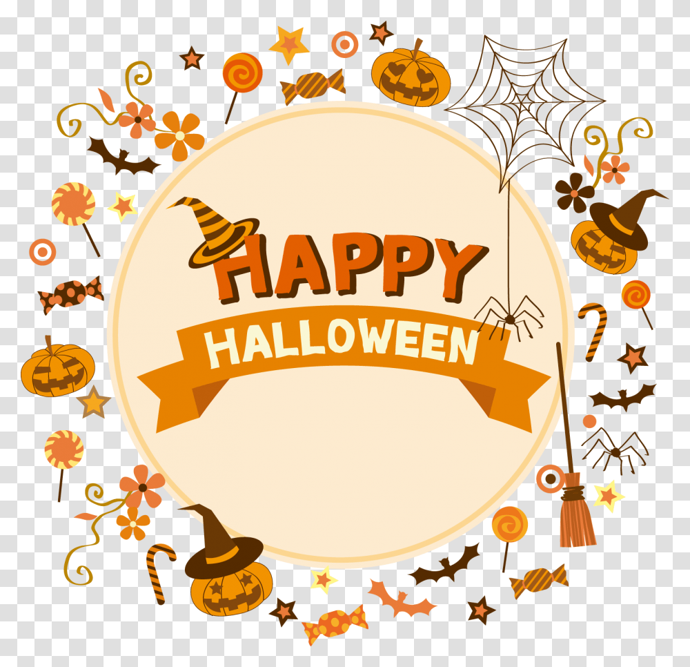 Halloween Poster Clip Art Happy Halloween A Color, Diwali, Paper Transparent Png