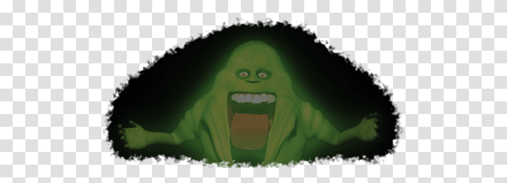 Halloween Projection Green Ghost - Cmstudios Cartoon, Teeth, Mouth, Alien, Graphics Transparent Png