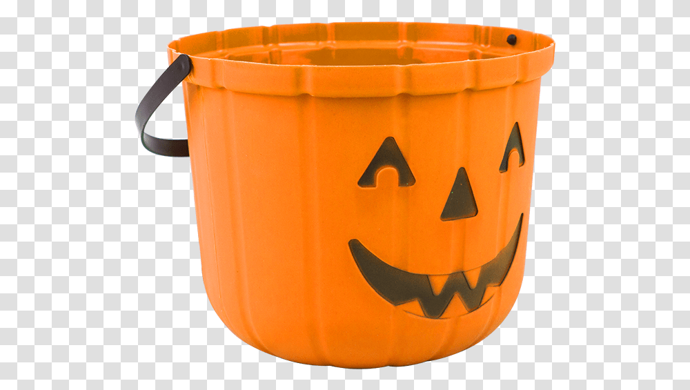 Halloween Pumpkin Bucket Pumpkin Bucket Transparent Png