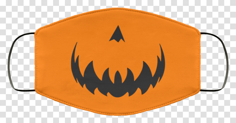 Halloween Pumpkin Face Mask Pumkin Masks, Symbol, Batman Logo, Dish, Meal Transparent Png