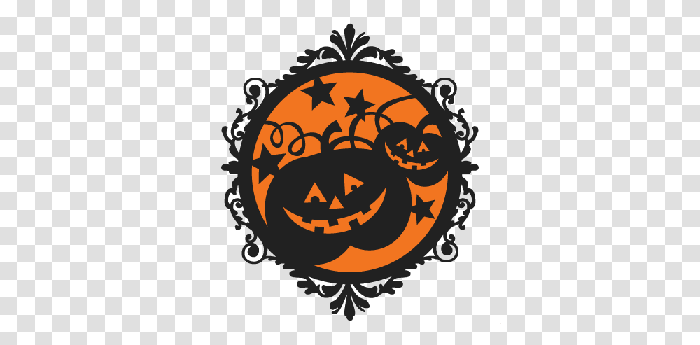 Halloween Pumpkin Frame Svg Scrapbook Cut File Cute Clipart Witch Halloween Cute Transparent Png