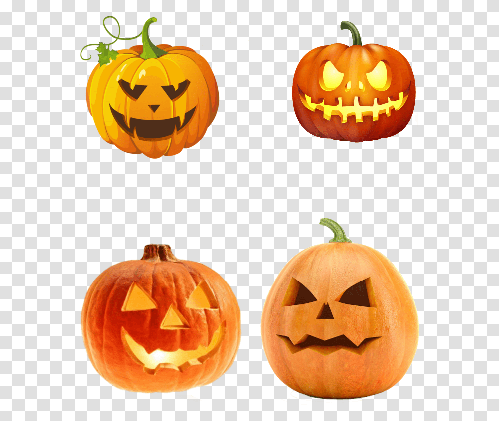 Halloween Pumpkin Gif, Vegetable, Plant, Food Transparent Png