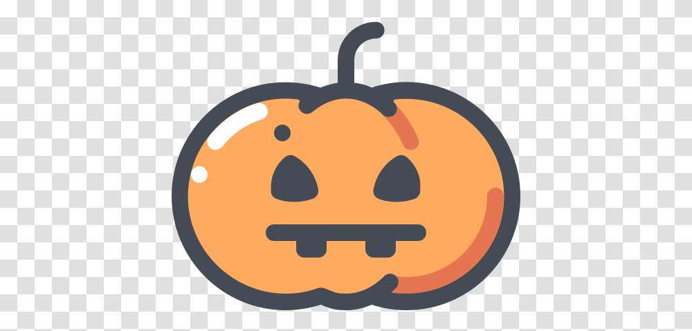 Halloween Pumpkin Icon Free Download And Vector Jack O Lantern Vector, Vegetable, Plant, Food, Label Transparent Png