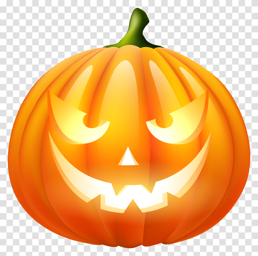 Halloween Pumpkin Jack Oquot Lantern Clip Art Halloween Pumpkin Clipart, Vegetable, Plant, Food, Lamp Transparent Png