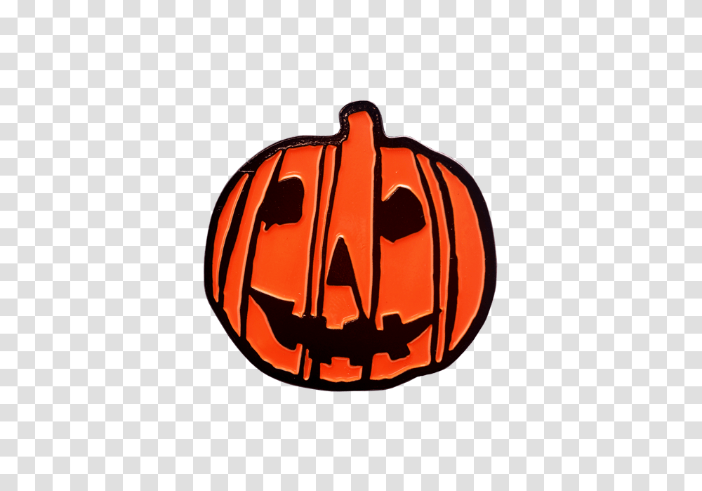 Halloween Pumpkin Logo Enamel Pin, Vegetable, Plant, Food, Dynamite Transparent Png
