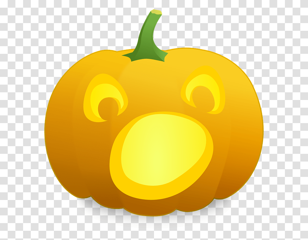 Halloween Pumpkin Scared Spooky Evil Jack O Lantern Clipart, Plant, Vegetable, Food, Pepper Transparent Png