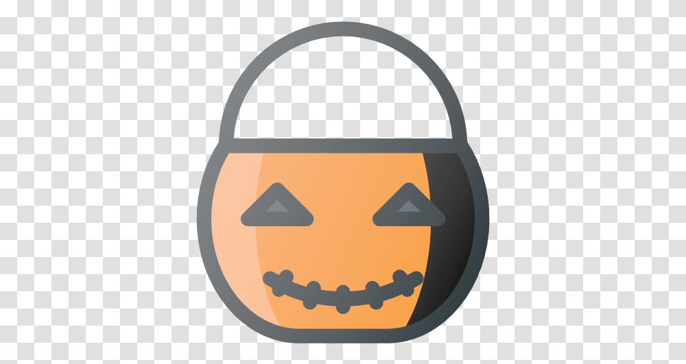 Halloween Pumpkin Treet Trick Icon Free Color Halloween Icons, Lock, Symbol, Bag, Cowbell Transparent Png
