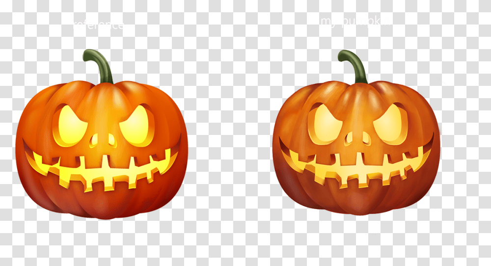 Halloween Pumpkin, Vegetable, Plant, Food, Produce Transparent Png