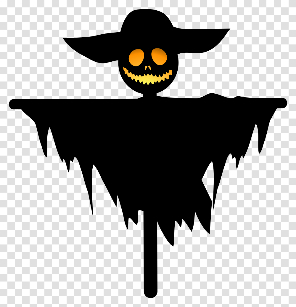 Halloween Scarecrow, Moon, Outer Space, Night, Astronomy Transparent Png