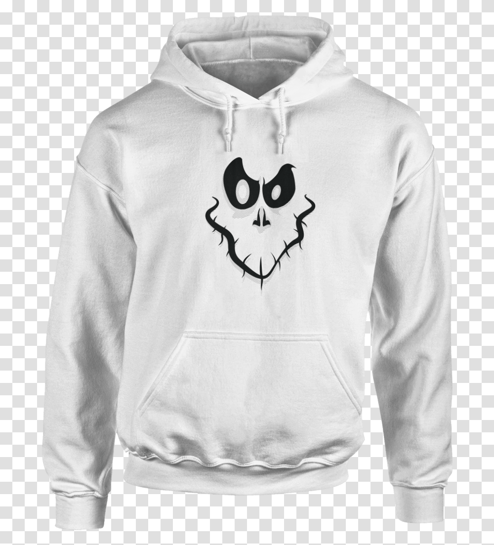 Halloween Scary Ghost Face, Apparel, Sweatshirt, Sweater Transparent Png