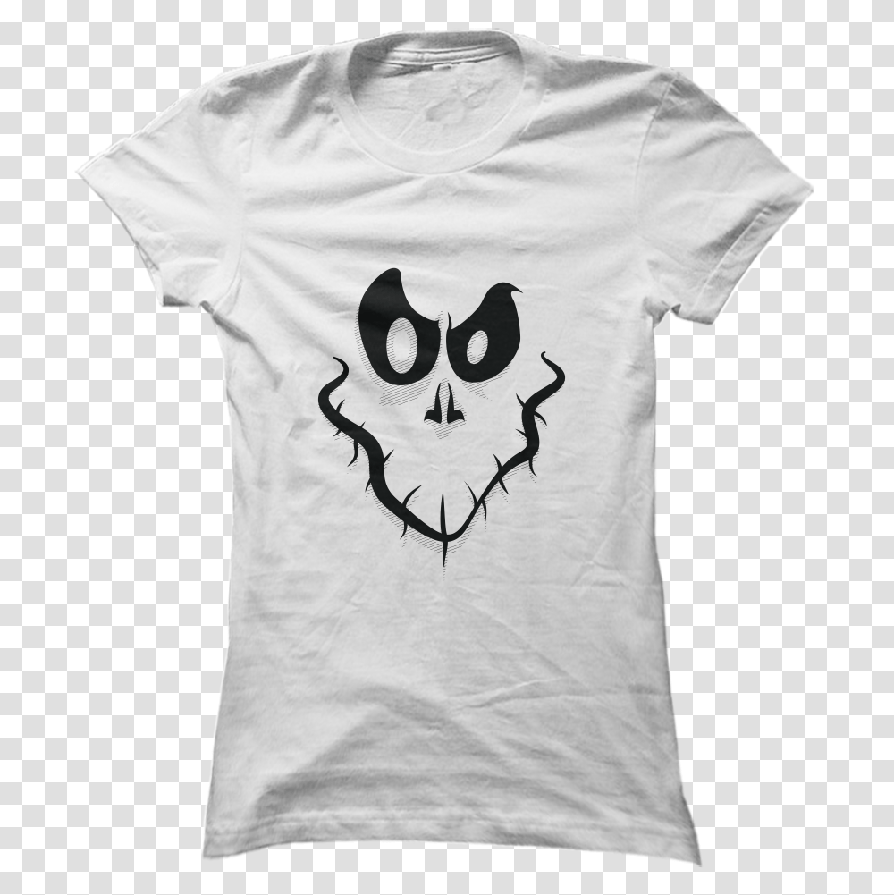 Halloween Scary Ghost Face - Brave New Look T Shirt, Clothing, Apparel, T-Shirt Transparent Png