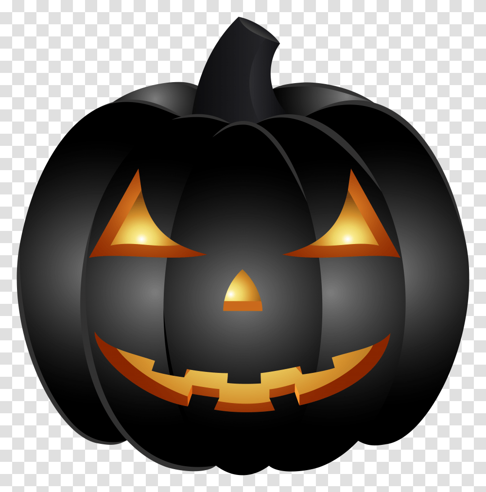 Halloween Scary Pumpkin Clip Art, Lamp Transparent Png