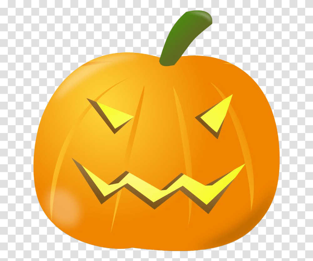 Halloween Scary Pumpkin Clipart, Vegetable, Plant, Food, Produce Transparent Png