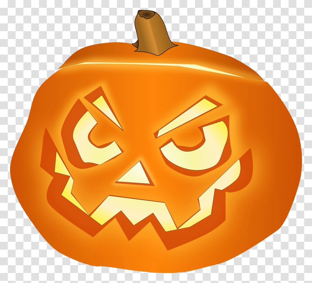 Halloween Scary Pumpkin Free Background, Plant, Vegetable, Food Transparent Png