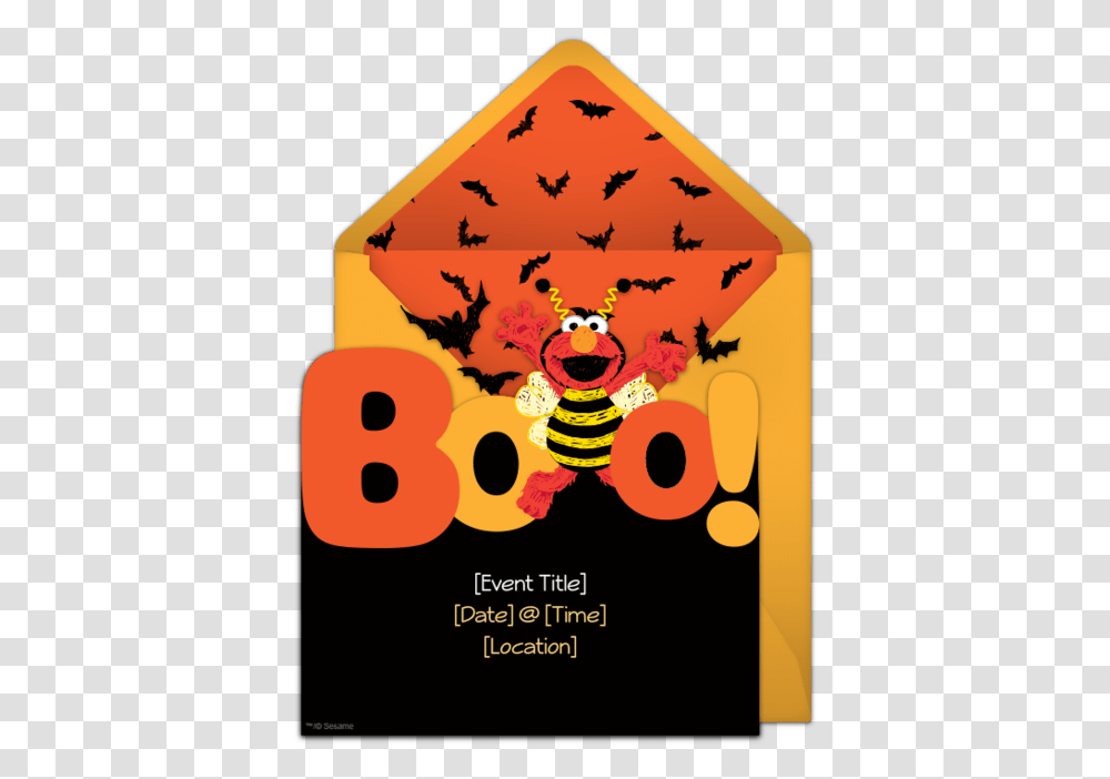 Halloween Sesame Street Birthday Party Theme, Advertisement, Poster, Flyer, Paper Transparent Png