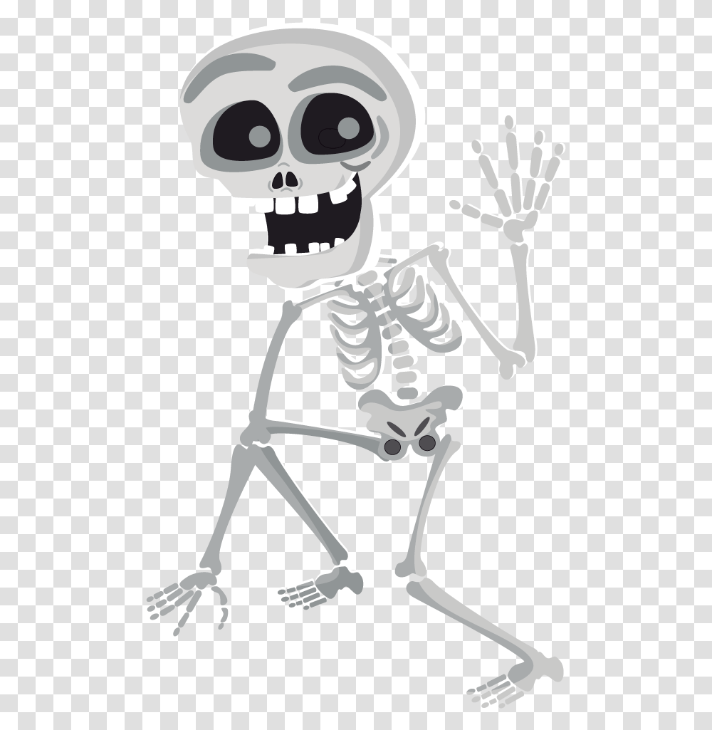 Halloween Skeleton Free Halloween Skeleton, Bow Transparent Png