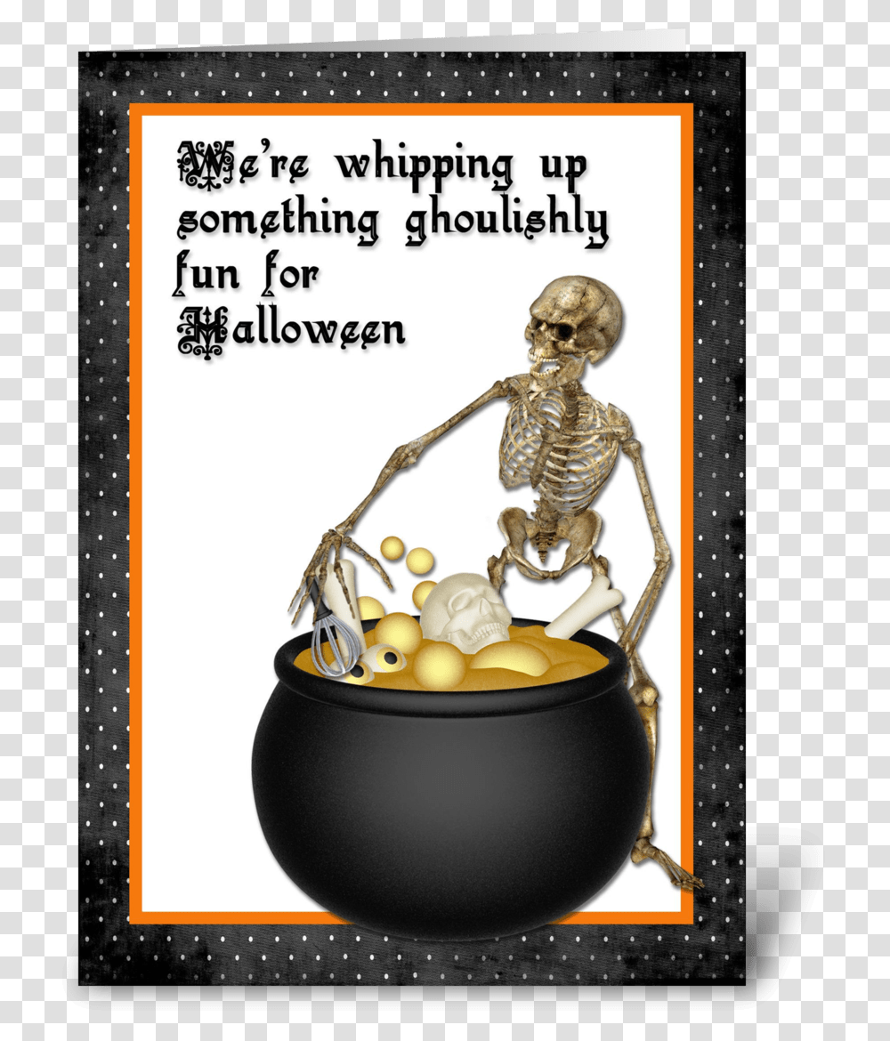 Halloween Skeleton Invitation Skeleton Halloween Card, Advertisement, Leisure Activities Transparent Png