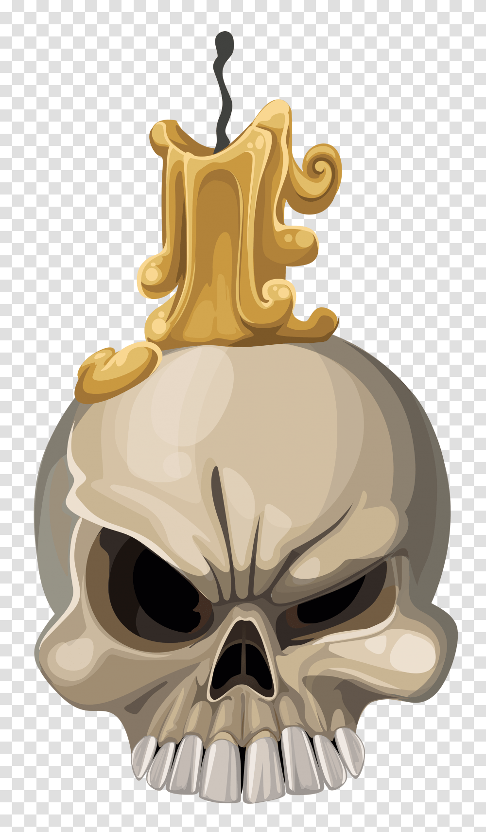 Halloween Skull With Candle Clipart Gallery, Alien, Head, Mask Transparent Png