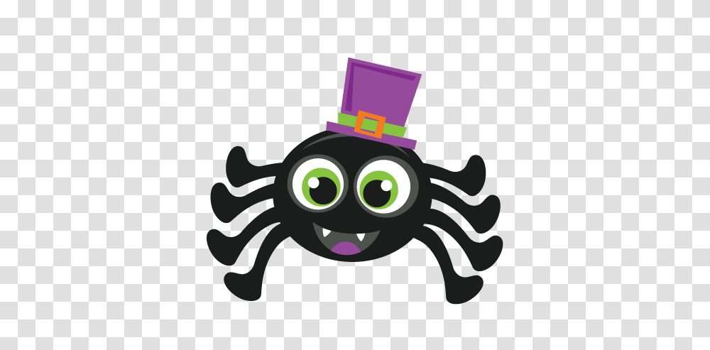 Halloween Spider Clipart Cute Halloween Spider, Clothing, Apparel, Hat, Graphics Transparent Png