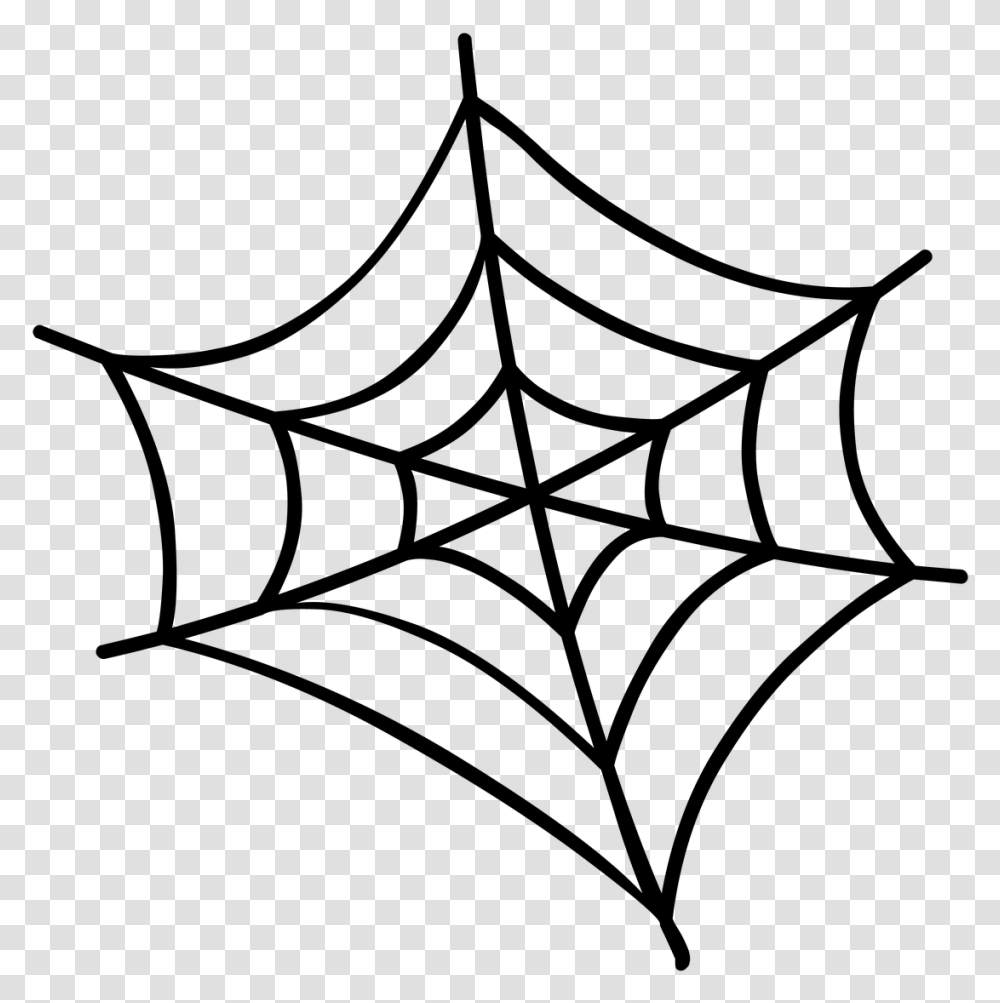 Halloween Spider Spider Web Free Picture Dibujo Telas De, Gray, World Of Warcraft Transparent Png