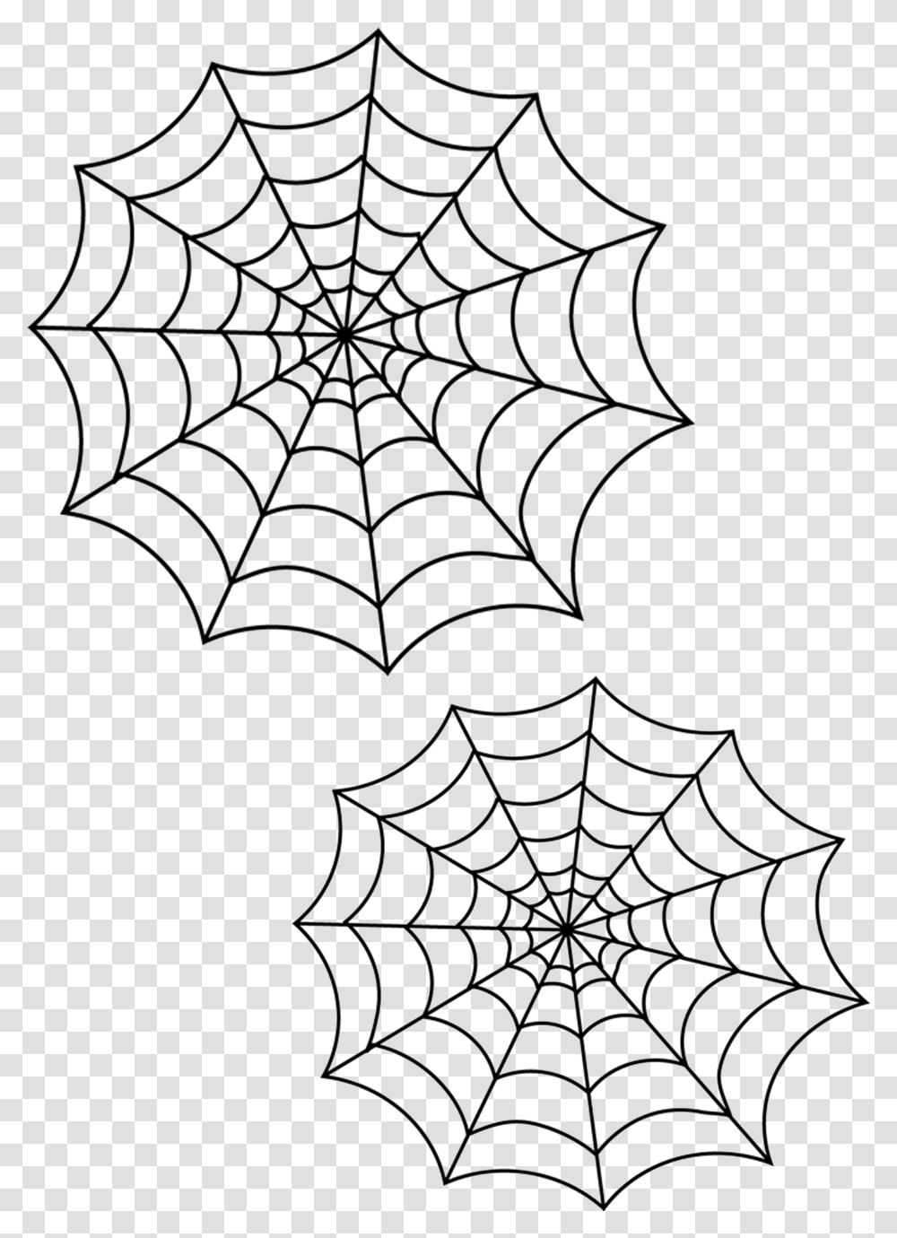 Halloween Spider Web Web Clipart Black And White, Rug Transparent Png