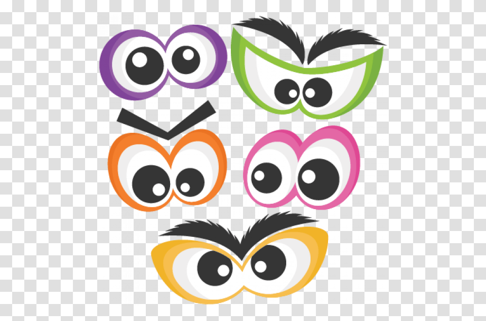 Halloween Spooky Eye Set Svg Scrapbook Spooky Eyes Clip Art, Label, Text, Graphics, Photo Booth Transparent Png