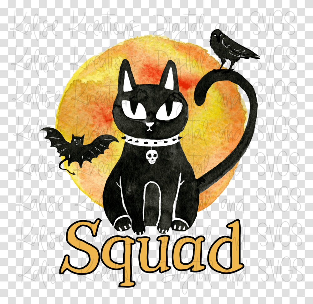 Halloween Squad Animals Cat, Pet, Mammal, Poster, Advertisement Transparent Png