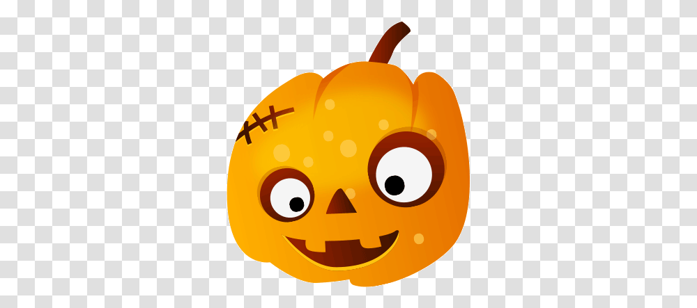 Halloween Stickers Animated Imessage Stickers By Nishant Butani Happy, Plant, Pumpkin, Vegetable, Food Transparent Png