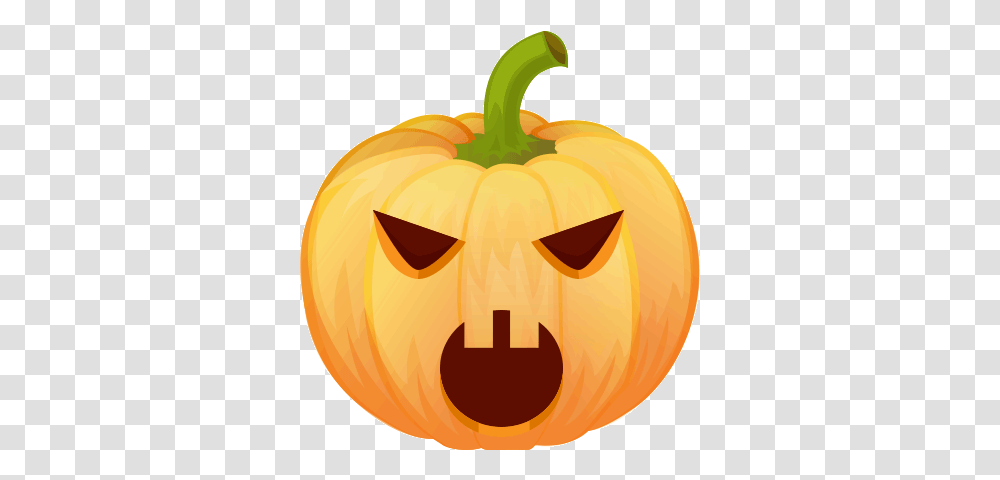 Halloween Stickers Animated Imessage Stickers By Nishant Butani Pumpkin, Plant, Vegetable, Food Transparent Png