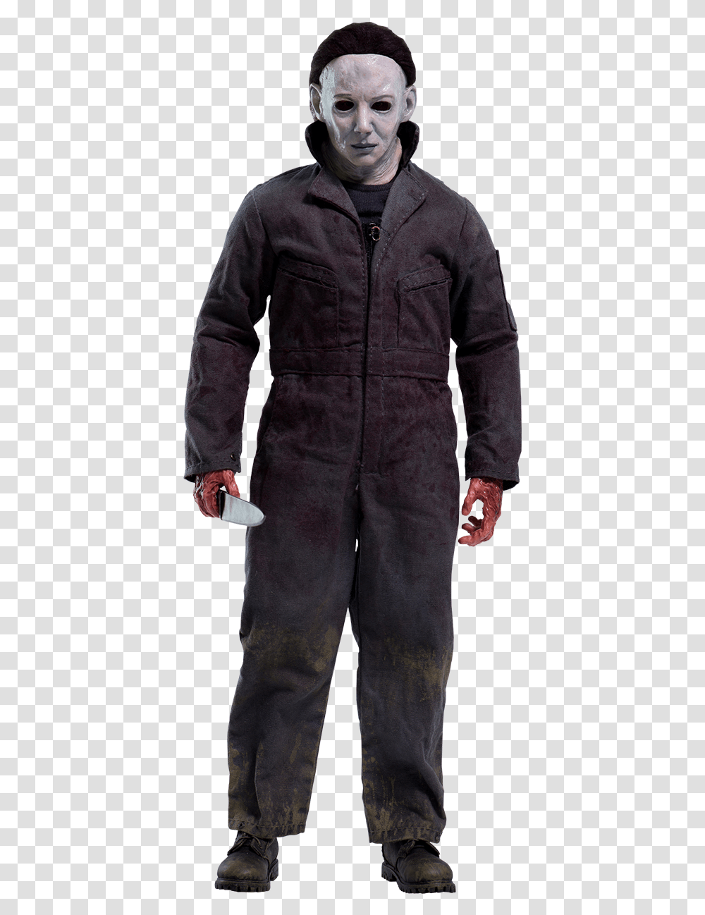 Halloween The Curse Of Michael Myers Halloween Michael Myers 1 6 Scale Figure, Clothing, Apparel, Overcoat, Suit Transparent Png
