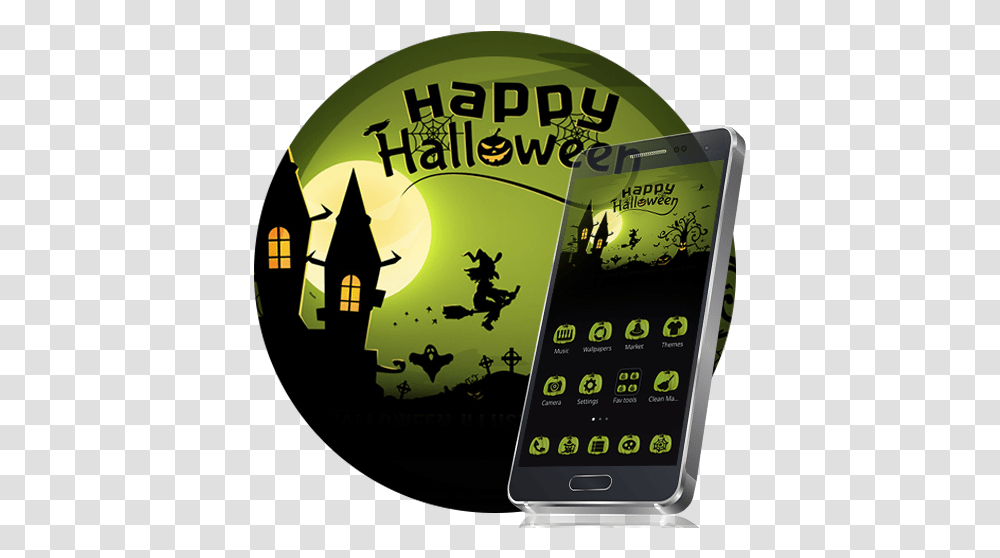 Halloween Theme - Apps Happy Halloween Background Free, Mobile Phone, Electronics, Cell Phone Transparent Png