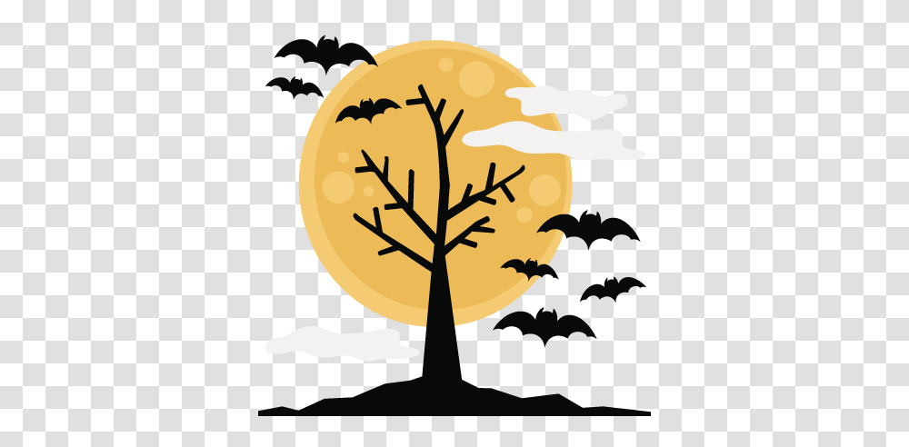 Halloween Tree Background, Plant, Silhouette, Outdoors, Mammal Transparent Png