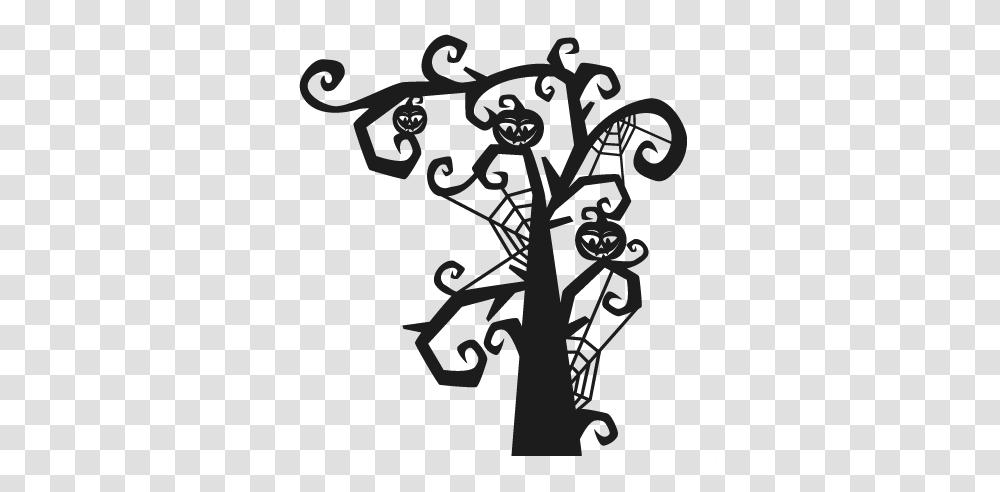 Halloween Tree Pictures, Stencil, Utility Pole, Coat Rack Transparent Png