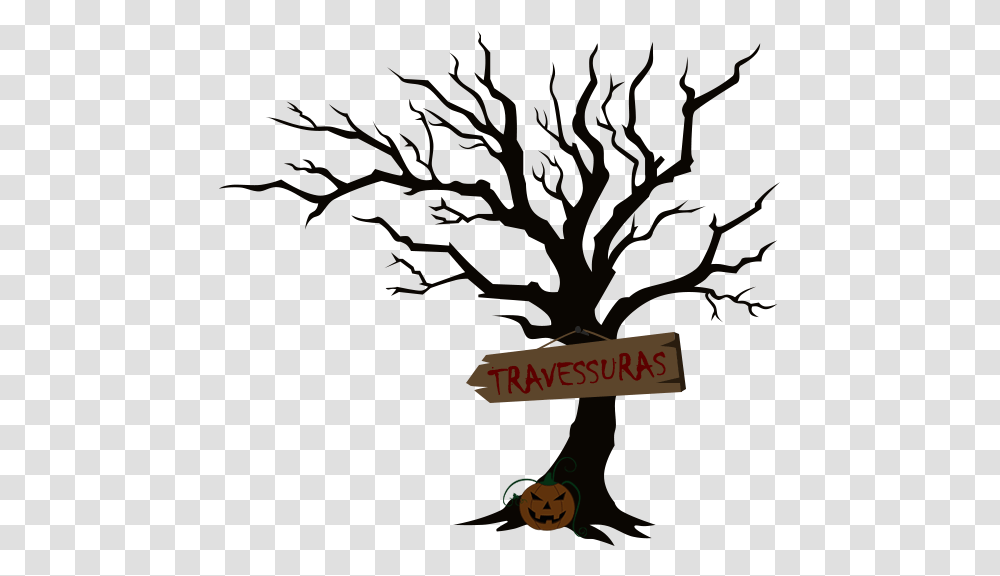 Halloween Tree Pictures, Label, Alphabet Transparent Png