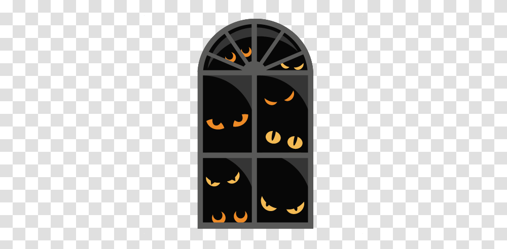 Halloween Window Scrapbook Cute Clipart Files Spooky, Light, Traffic Light, Clock Tower, Architecture Transparent Png