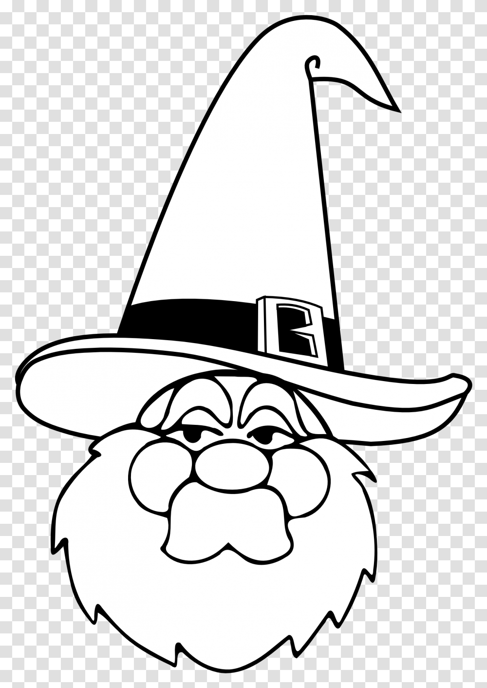 Halloween Witch Clipart Black And White You A Bitch Funny, Apparel, Cowboy Hat, Sun Hat Transparent Png