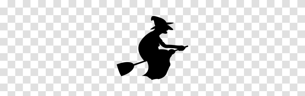 Halloween Witch Costume Silhouette, Person, Human, Mammal, Animal Transparent Png