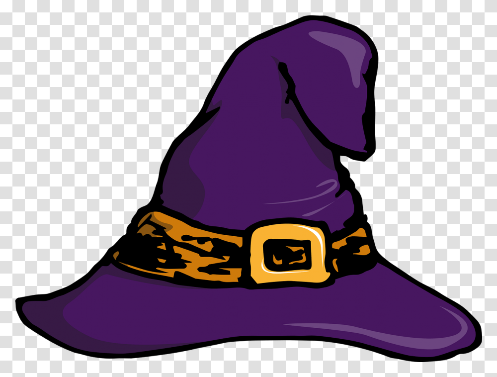 Halloween Witch Hat Free Vector Graphic On Pixabay Costume Hat, Clothing, Apparel, Cowboy Hat, Sun Hat Transparent Png