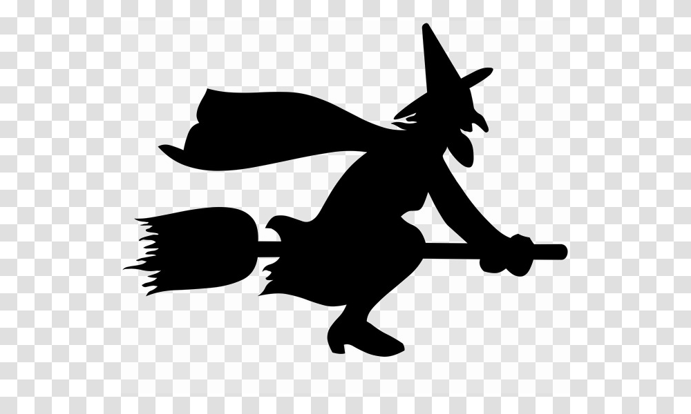 Halloween Witch Image Background Arts, Silhouette, Stencil Transparent Png