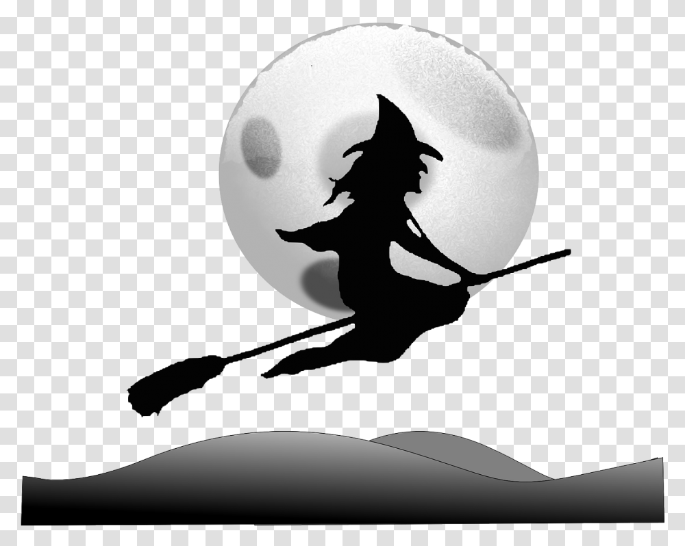 Halloween Witch On A Broom, Apparel, Dragon Transparent Png
