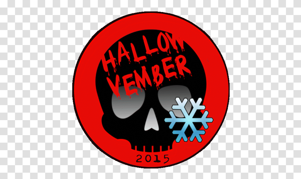 Hallowvember Icon Spooky Moon, Label, Sticker, Logo Transparent Png