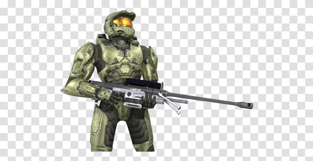 Halo 2a Master Chief, Person, Human, Gun, Weapon Transparent Png