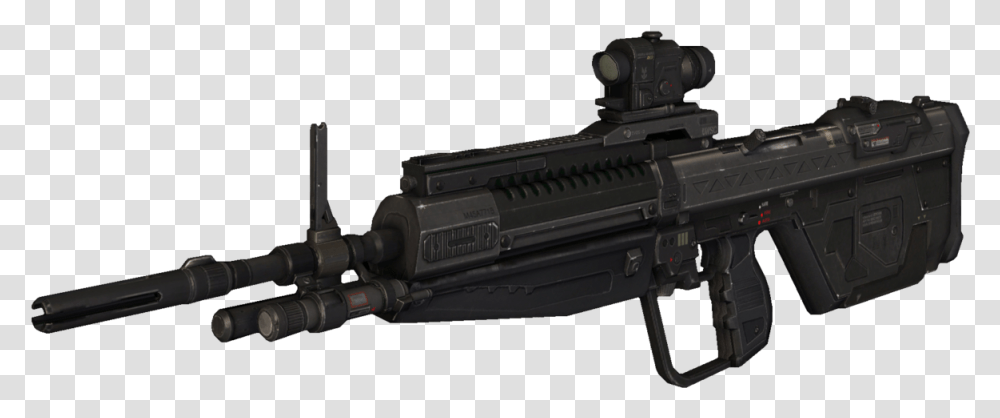 Halo 3 Assault Rifle, Gun, Weapon, Weaponry, Machine Gun Transparent Png