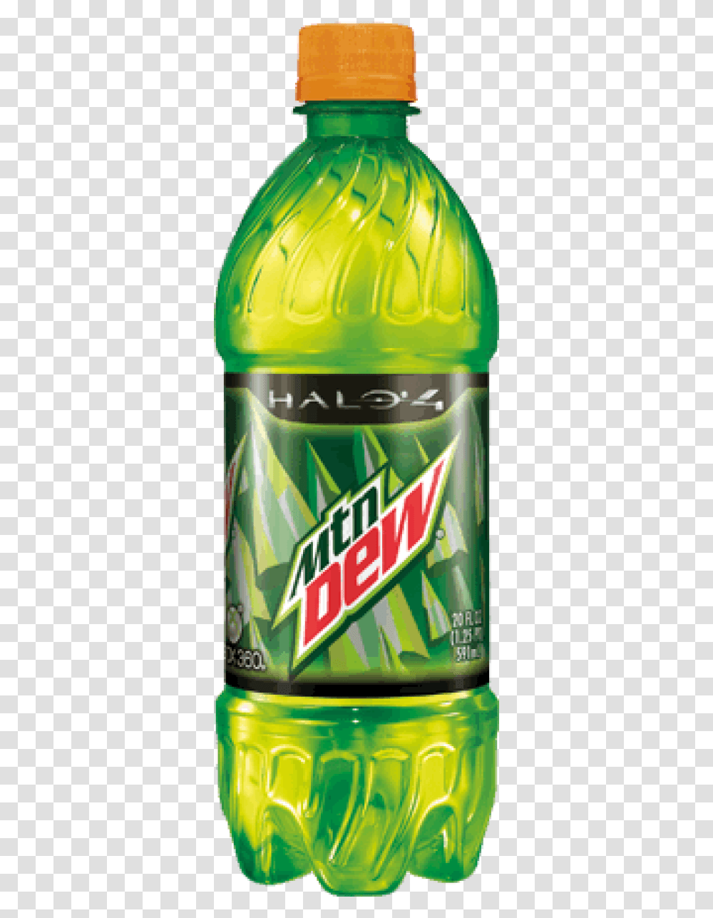 Halo 4 Dew Bottle Of Mountain Dew, Beverage, Drink, Soda, Lager Transparent Png