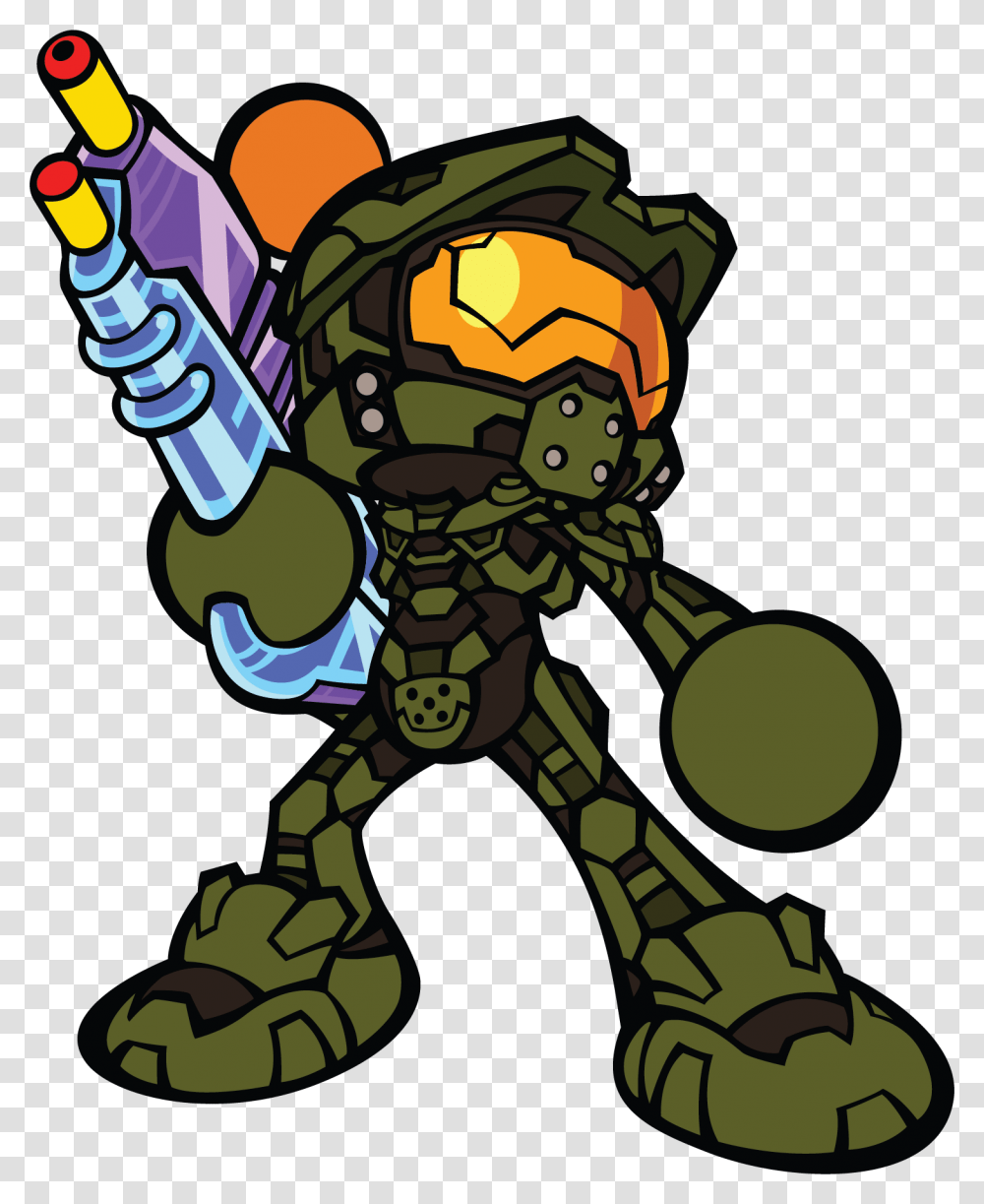 Halo 4 Master Chief Drawing Super Bomberman R Characters Transparent Png