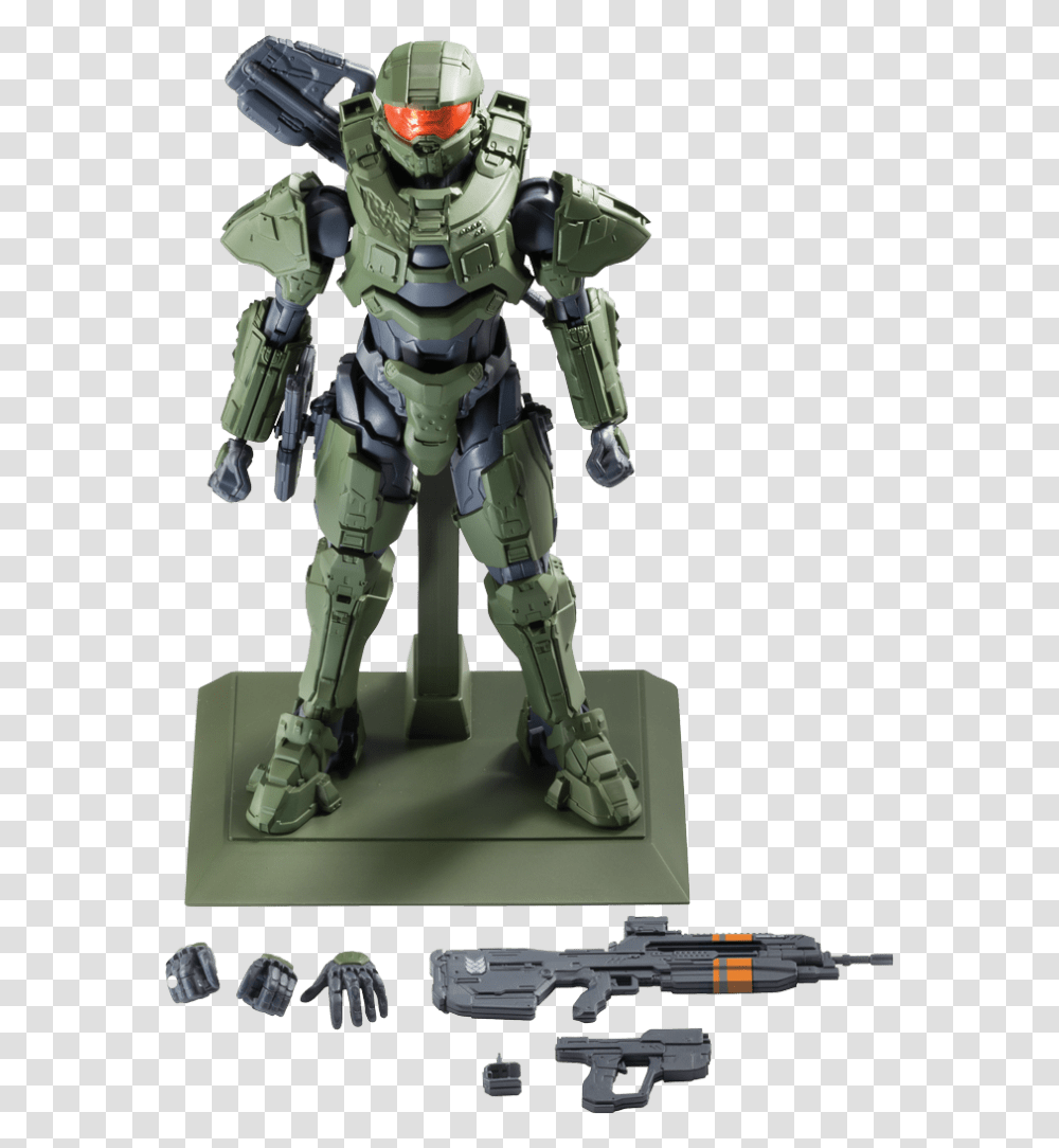 Halo 5 Master Chief Halo Sprukits, Toy, Gun, Weapon, Weaponry Transparent Png